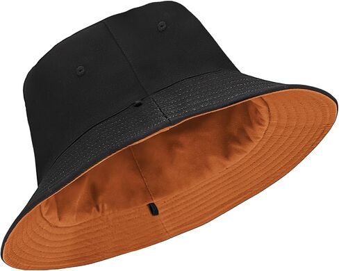 Oversize XXL Cotton Bucket Hat, Unisex Reversible Trendy Fisherman Hats, Double Side Wear Fishing Hat Summer Sun Hat in Kuwait