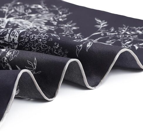 STARWHISPER 100% Pure Mulberry Silk Scarf-21''x21'' 14MM Silk Twill Scarf for Women Square Scarf with Gift Packaging in Kuwait