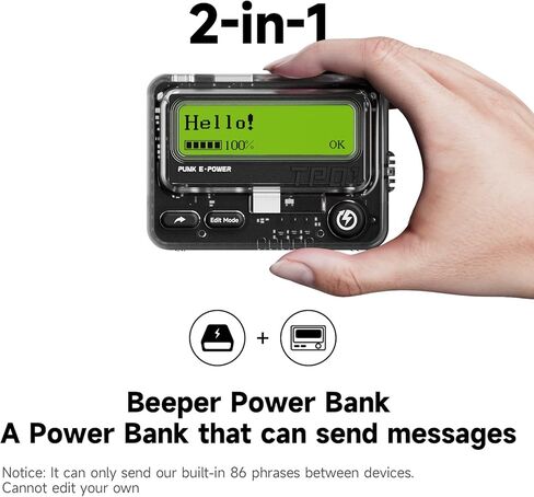 شاحن محمول، PD30W شحن سريع، بطارية احتياطية 10000 مللي أمبير في الساعة مع USB-C/USB-A، شاشة رقمية، إرسال رسالة، شاحن احتياطي لهاتف Samsung Google Pixel LG Moto iPhone iPad إلخ (أسود) in Kuwait