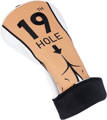 Magnetic Golf Headcover Funny Driver Headcover, 19th Hole Golf Club Head Cover for Woods and Driver Gag Golf Gift in Kuwait