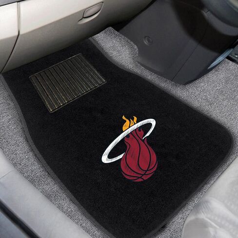 مجموعة سجادة سيارة FANMATS NBA للبالغين من الجنسين مكونة من قطعتين مطرزة بشعار الفريق in Kuwait