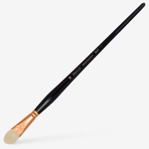 Raphael Paris Classics 3577 Long Handle Brush, Short Filbert, 2, White in Saudi Arabia
