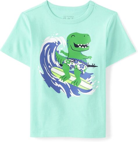 The Children's Place Baby Toddler Boys Short Sleeve Graphic T-Shirt, Dream Lead in Saudi Arabia