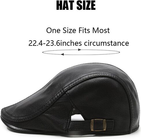 قبعة مسطحة للرجال من جلد الخراف Gatsby Ivy Cap للقيادة قبعة موزع الصحف in Kuwait