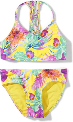 Sugar & Jade,Girls,Teen 2-piece Bikini Swimsuit (Available in Plus),White,10 Plus in Saudi Arabia