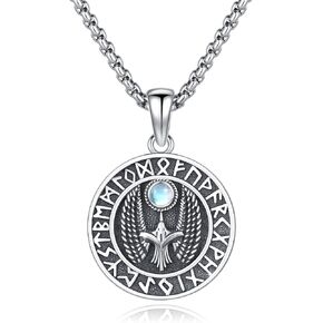Adnix Star of David Necklace for Men Celtic Compass Necklace Celtic Knot Necklace Graduation Compass Pendant Compass Jewelry for Men Boyfriend Son Gifts