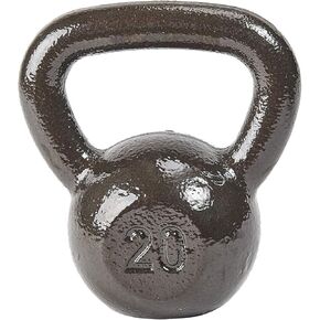 Signature Fitness All-Purpose Solid Cast Iron Kettlebell