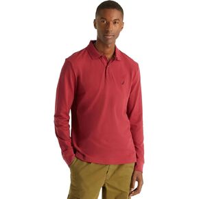 Nautica Men's Classic Fit Long-Sleeve Deck Polo