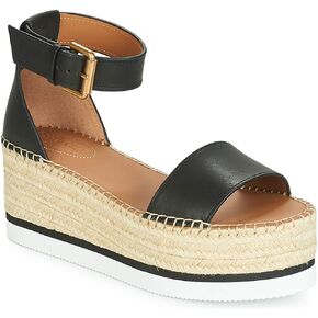 See by Chloe Glyn Espadrille Wedge Platform Natural EU 37 (US Women's 7) M