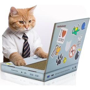 Suck UK Cat Scratch Rainbow Cat Scratchers for Indoor Cats Scratching Post & Scratching Board for Cats & Kittens Funny Cat Gifts & Gifts for Cats Interactive Cat Toy & Cardboard Cat Scratcher
