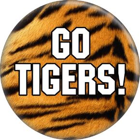 Go Tigers! - 2.25" Round Button