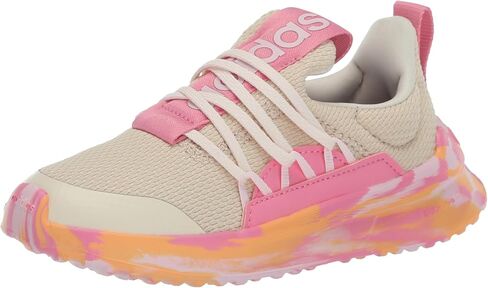 حذاء رياضي adidas Lite Racer Adapt 5.0، Halo Mint/Orange Tint/Bliss Lilac، مقاس 10.5 US للأطفال الكبار للجنسين in Kuwait
