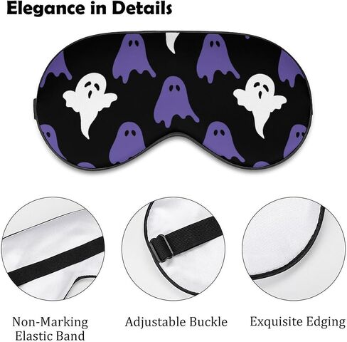 Cute Penguin Face Sleep Mask Blindfold Animal Head Adjustable Super-Smooth Soft Eye Mask Cover for Men Women Travel and Nap in Saudi Arabia