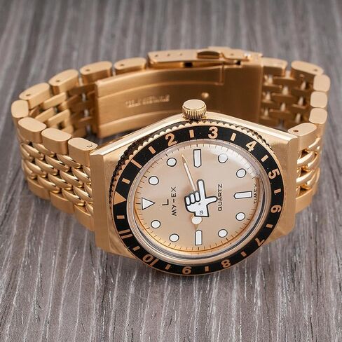 StrapHabit Watch Bracelet for Q Timex Band Replacement fits 36mm, 38mm, 40mm, M79, GMT, Chronograph - TQ18 Quick Release Beads of Rice Bracelet Strap - Stainless Steel Vintage BOR 18mm in Saudi Arabia