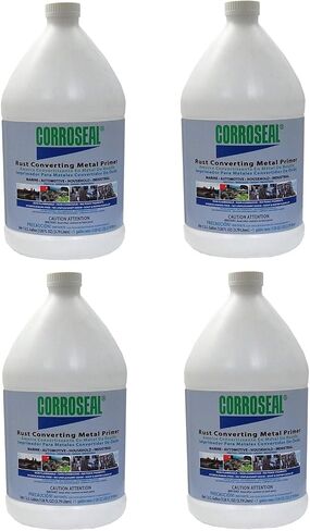 Water-Based Rust Converter & Metal Primer, Rust Repair Converts and Preps Surface All-in-One, 1 Quart (2-Pack) in Saudi Arabia
