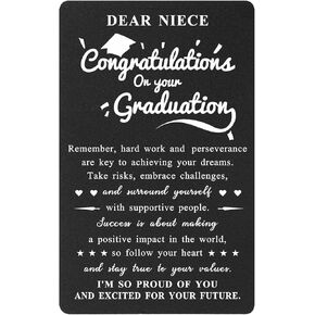 BAZLJY Grandson Graduation Card, 2023 Graduation Gifts for Grandson, Metal Engraved Graduation Card for Grandson, High School College Grandson Graduation Gift Ideas