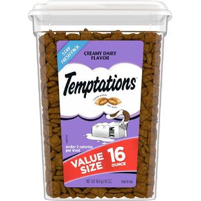 TEMPTATIONS Classic Treats for Cats Creamy Dairy Flavor 3 Ounces (Pack of 12) in Kuwait
