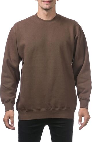 سترة صوفية ثقيلة الوزن للرجال من Pro Club بوزن 13oz ورقبة دائرية، باللون الأزرق الملكي، مقاس X-Large in Kuwait