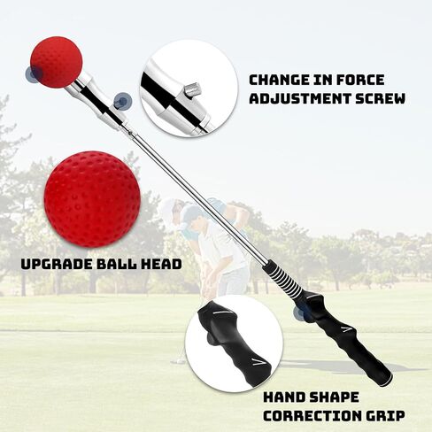 Mile High Life Golf Tempo Trainer | Golf Grip Trainer | Golf Swing Training Aid | Two Weight Configuration Options | for Right-Handed Golfer… in Saudi Arabia