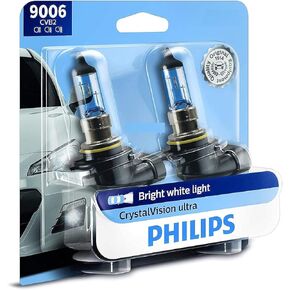 Philips automotive lighting 9006 CrystalVision Platinum Upgrade Headlight Bulb, Pack of 2