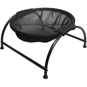 MW Cat Hammock Modern Look with Stand for Small Large Cats Washable 17’’ (Blue)