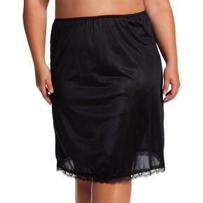 Shadowline Women's Plus Essentials 25 Inch Half Slip 2725X, Beige, 2X
