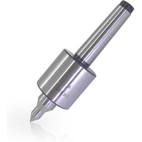 Lzcdelyxiao MT3 Live Center Heavy Duty Long Nose 60° Triple Bearing Accuracy 0.000197" Morse Taper 3MT Lathe CNC Tool for Lathe Tailstock Machine