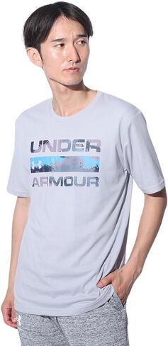 Under Armour - Mens Stacked Logo Fill T T-Shirt, Color Black/Pewter (002), Size: Small in Saudi Arabia