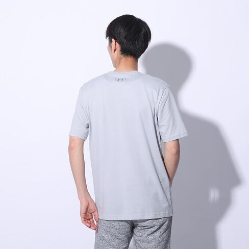 Under Armour - Mens Stacked Logo Fill T T-Shirt, Color Black/Pewter (002), Size: Small in Saudi Arabia