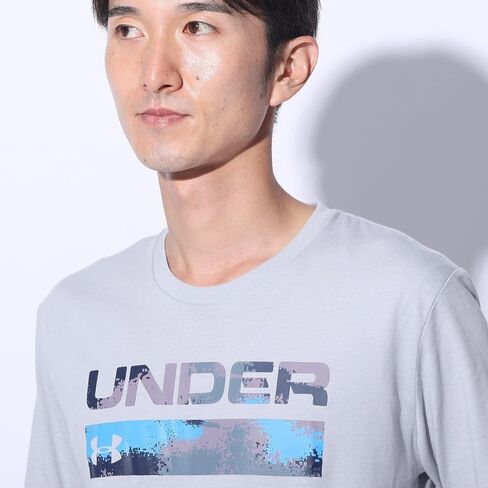 Under Armour - Mens Stacked Logo Fill T T-Shirt, Color Black/Pewter (002), Size: Small in Saudi Arabia