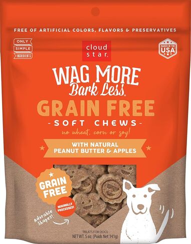Cloud Star Wag More Bark Less - Dog Treats - Soft Chews - Grain Free Cheddar Cheese - 5 oz Pouch in Saudi Arabia