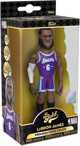 Funko Pop! Gold NBA: Lakers - Lebron James (City) 5" with Chase (Styles May Vary) in Saudi Arabia