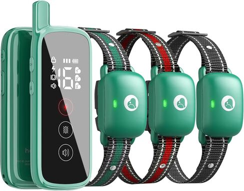 Heaflex Electric Dog Training Collar with Remote 1640FT, E-Shock, Safe Training Modes, Rechargeable IP67 Waterproof Collars for 1 Dog (Yellow) in Kuwait