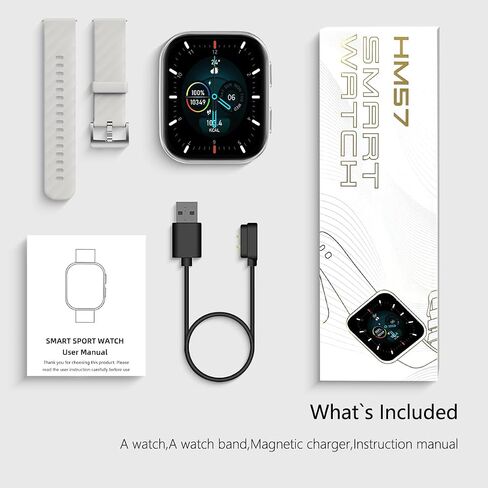 FITVII Health & Fitness Tracker 2024 (Answer/Make Calls), Smart Watch with 24/7 Heart Rate and Blood Pressure, Sleep Tracking, Blood Oxygen Monitor, 120+ Sport Mode Waterproof Activity Tracker in Saudi Arabia