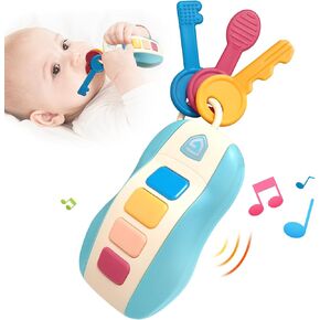 Tinabless Baby Toys 3-6 Months Infant Musical Toys for Babies 3-6-12 Months, Baby Bunny Early Educational Light Up Toy, Baby Learning Toy 12-18 Months Newborn Toy Baby Boys and Girls Easter Gifts