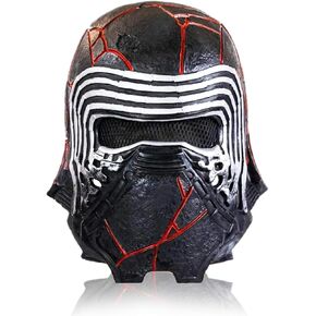 Lyxaof Kylo Ren Mask Death Troopers Helmet Alien Full Head Cosplay Headwear Black Series Helmet for Adult Halloween Costume