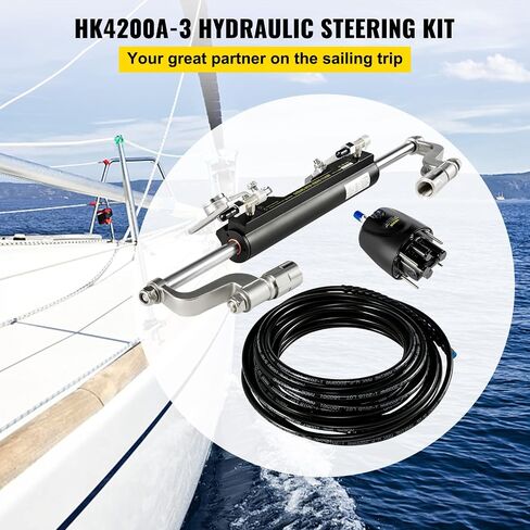 VEVOR Hydraulic Steering Cylinder Hydraulic Outboard Marine Steering Cylinder in Saudi Arabia