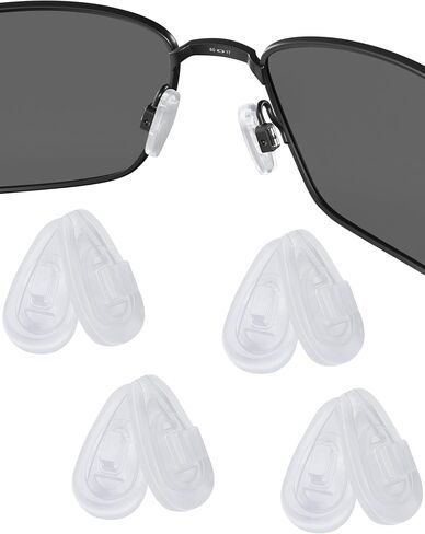 4 Pair Replacement Nosepieces Nose Pads for Oakley Contrail OO4147 | Lizard OX5113 OX5120 | Gasser OX5087 | Limit Switch OX5119 OX5121 Sunglass in Saudi Arabia