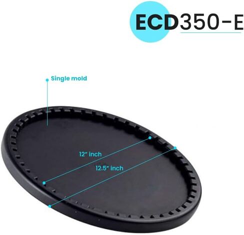 ECD350-E | 12" EPDM Fine Bubble Disc Diffuser | Aerators for Ponds, Lakes and Aquarium or Water Treatment | 3/4 MNPT nipple | SSI Aeration Original in Saudi Arabia