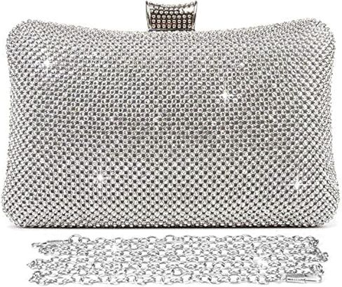 Pinprin السيدات سباركلي الراين مساء براثن المرأة كريستال ديامانتي مساء حقيبة حفلة موسيقية الزفاف حقيبة يد محفظة الحفلات in Kuwait