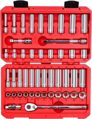 TEKTON 3/8 Inch Drive 6-Point Socket and Ratchet Set, 34-Piece (1/4-1 in.) | SKT15101 in Kuwait