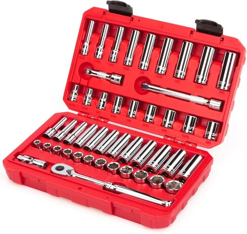 TEKTON 3/8 Inch Drive 6-Point Socket and Ratchet Set, 34-Piece (1/4-1 in.) | SKT15101 in Kuwait