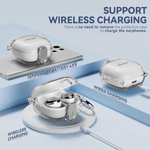Inesore Case for Samsung Galaxy Buds FE/Buds 2/Pro/Live (Purple) in Kuwait
