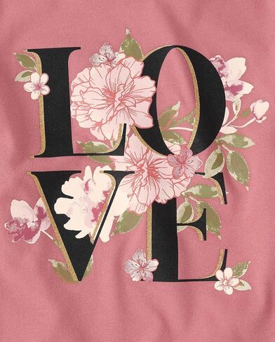 The Children's Place Girls' Long Sleeve Knit Fashion Shirt, VDay Raglan Tee, Medium in Saudi Arabia
