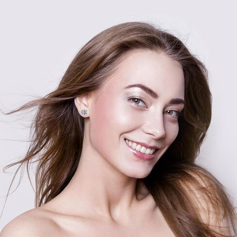 مجموعات أقراط IEFWELL، S925 من الفضة الإسترليني بعد 2 قيراط من قطع Asscher مكعب زركونيا أقراط مسمار مضادة للحساسية ذهبية/ذهبية وردية/أسود/فضي أقراط للنساء والرجال والفتيات المراهقات in Kuwait