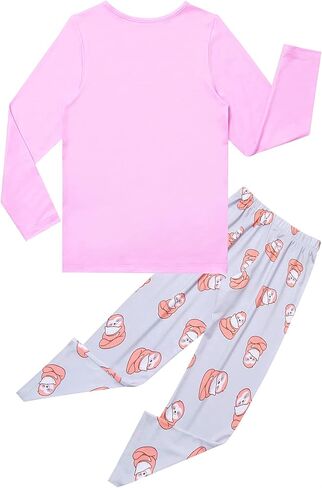 QPANCY Girls Pj Set Unicorn/Mermaid Pajamas Kids Fall Winter Cotton Sleepwear in Saudi Arabia