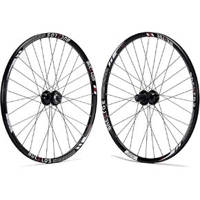 BUCKLOS Mountain Bike Wheelset 26/27.5/29 Inch, Aluminum Alloy Rim 32H Disc Brake MTB Wheelset, Quick Release Front Rear Wheels Black Bike Wheels, Fit 8-10 Speed Cassette Bicycle Wheelset