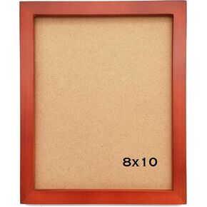 ZXT-parts 8x10 Picture Frames Brown Photo Frame. Solid Wood, Plastic Panel, The Tabletop or The Wall.