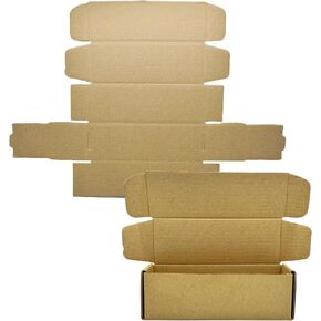 6 x 2 x 2 Inches Small Shipping Boxes 50 Pack Corrugated Cardboard Packaging Business Moving Mailing Box
