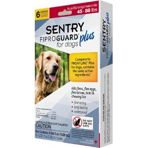 3-PACK SENTRY FiproGuard Plus Flea & Tick Spot-On for Dogs (89-132 lbs) in Kuwait